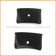 Colorful Button Real Leather Customized Logo Glasses Bag