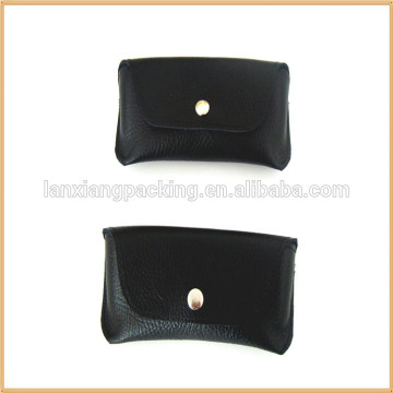 Colorful Button Real Leather Customized Logo Glasses Bag