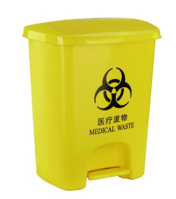 2015 15L small size foot pedal recycling waste bin