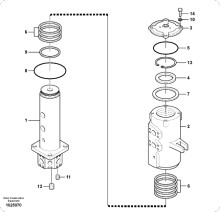EC750/900 Center Joint Assembly 14588813