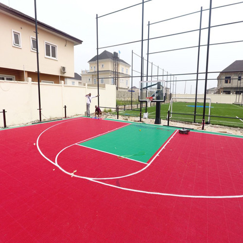 Plastic backyard Multi-sports court mat