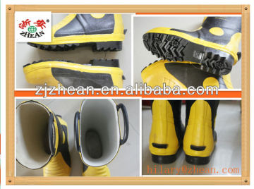 fire fighting rubber boots/ fire boots/ fireman boots/ fire safety boots/ fire resistant boots