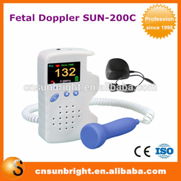 Cheap baby heart monitor CE fetal doppler home care