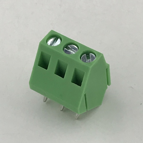 45 degree 5.0mm pitch PCB screw terminal block