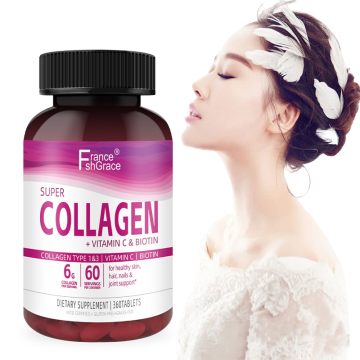 Collagen Includes Antioxidants hydrolyzed Collagen Tablets