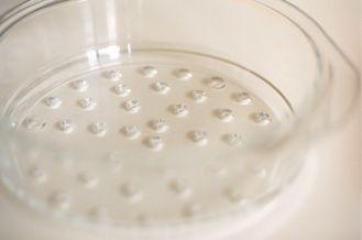 Healthy High Borosilicate Pyrex Glass Steamer , Microwave V