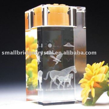 lifelike Crystal candleholder