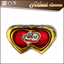 2PC Heart shape chocolate candy names/wholesale chocolate/dark chocolate