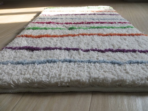 Shaggy Heated Silk Rugs Bath Mat