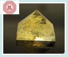Colorful natural crystal pyramid carved Citrine crystal quartz pyramid