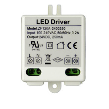 Driver di alimentazione a LED DC da 6W 24V in plastica