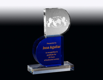 Custom crystal award