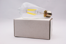 2014 glass  ce rohs led carbon filament bulb light maker