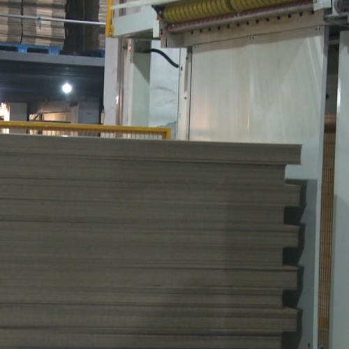 Corrugated Sheet Cardboard Conveyor Automatic Stacker