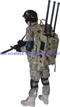 Radio Frequency Jammers Portable Manpack Rechargeable 4 Frequency Bands Rf Jammer For Anti-terror Units Tg-manpack