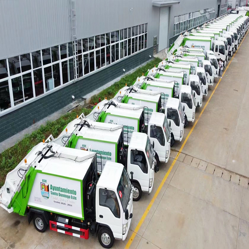 Camión de basura del compactador de Isuzu (8) ISUZU Compactor Garbage Truck (8)