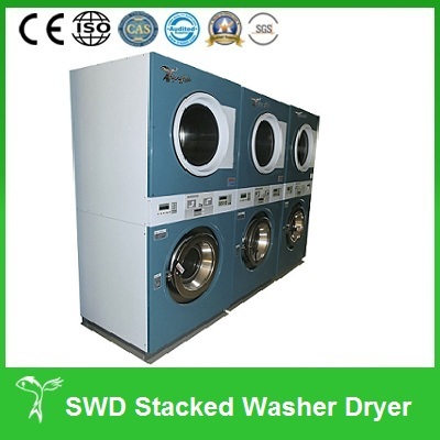 High Quality Double Deck Washer and Dryer