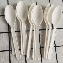 100% Compostable Spoon Biodegradable Spoon Disposable Eco Friendly Spoon Durable and Heat Resistant Alternative to Plastic Spoon