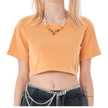 Vintage Sexy Cropped Navel Women's Cropped T-Shirt
