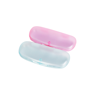High End Transparent Colorful Optical Plastic Eyeglasses Case I001