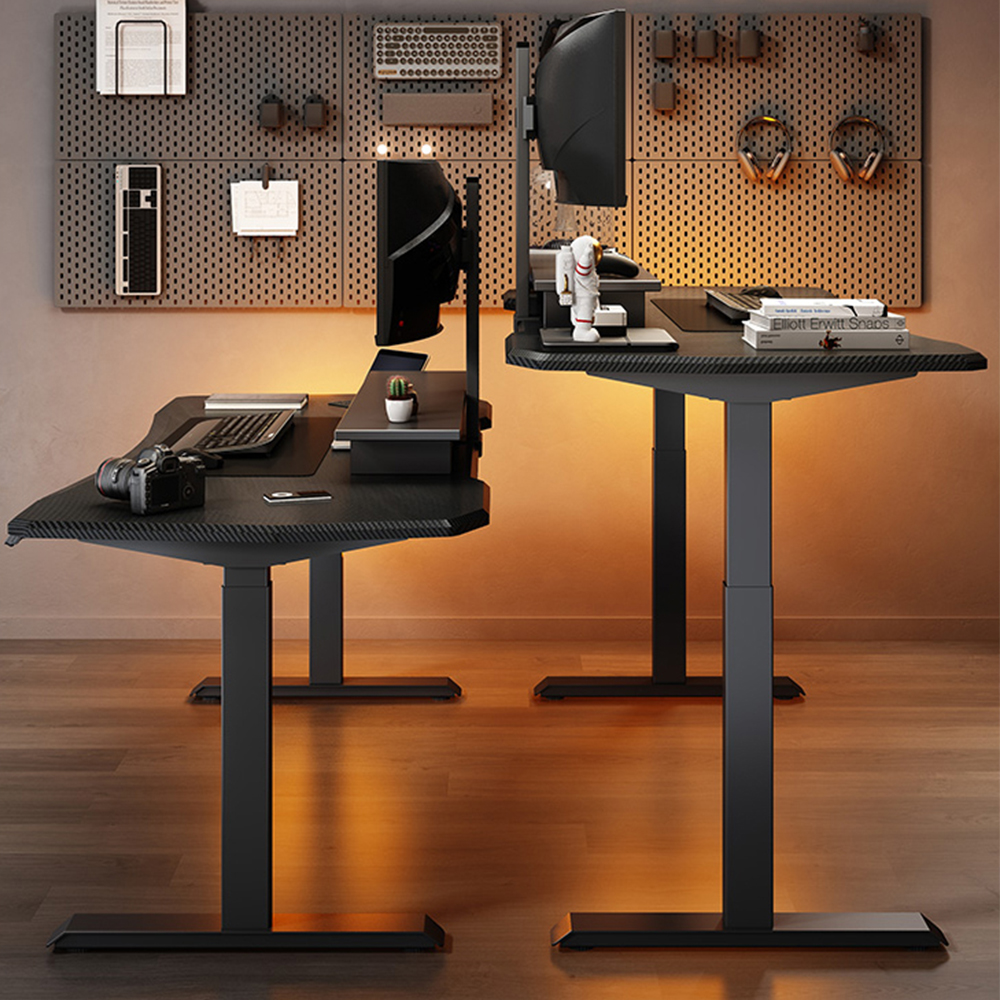 Height Adjustable Computer Desk