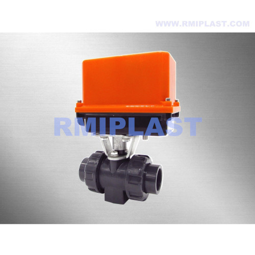 PVC Ball Valve Electric Actuated Switch Type