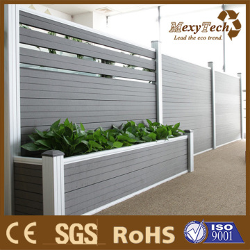 wpc planter extender - wpc fence extender, composite wood flowerbed