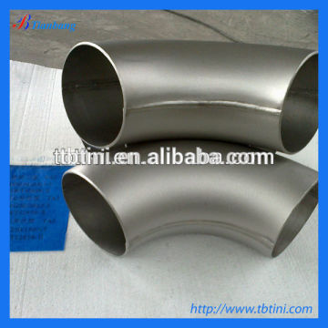 Baoji Tianbang Ti-6Al-4V Titanium Elbow in pipe fittings