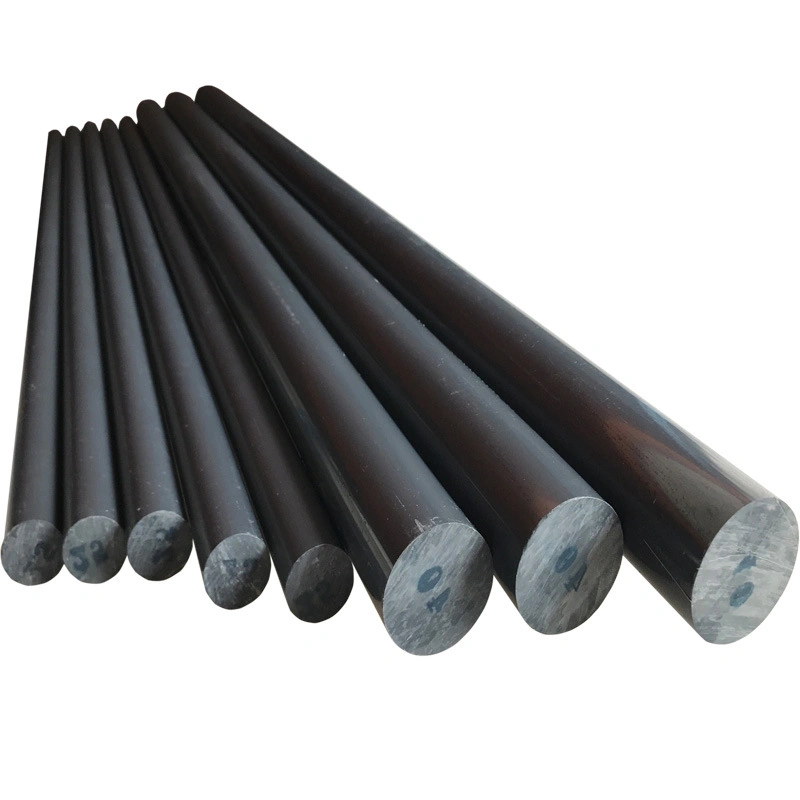 thumbnail interactive-video image 1 of BLACK LEXAN ROD Machinable Plastic Round Bar Polycarbonate 6" OD X 5 3/8" OAL 1 of 10