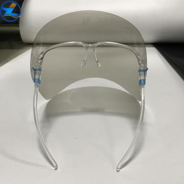 Anti-scratch glossy high transparency PLA face shield