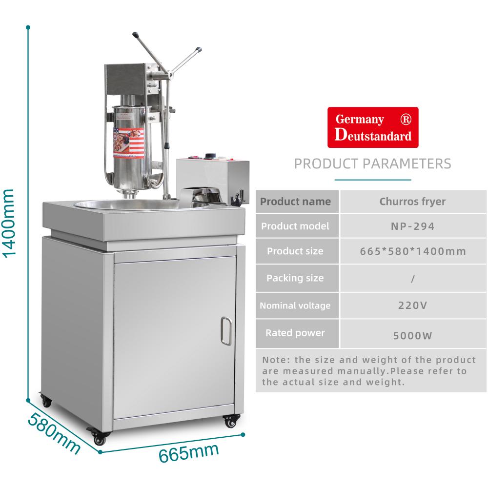 Máquina manual para hacer churros de españa con buena calidad