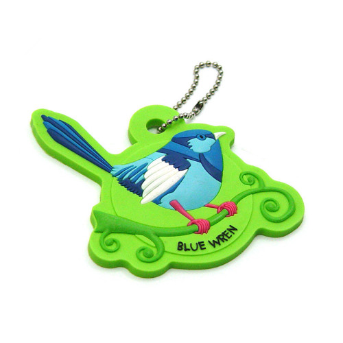 Lucu Burung Bentuk PVC Keychain Untuk Wanita