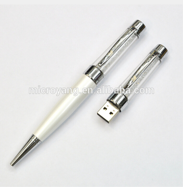 luxury usb pen drive,ballpoint pen usb flash drive,High speed crystal pen usb flash drives