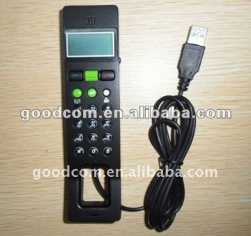 plug and play usb phone with sip softphone and account inside