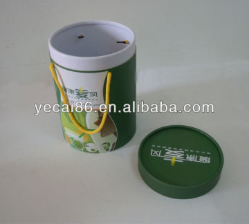 Handmade Paper bamboo tea bag box template packaging