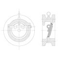 Tilting-disc Wafer Check Valve