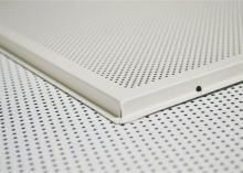 Suspended Perforated Aluminum Lay In Ceiling Tiles 600x600mm
