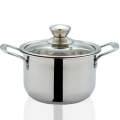 厚くされた304ステンレス鋼の小さい蒸気のスープ鍋