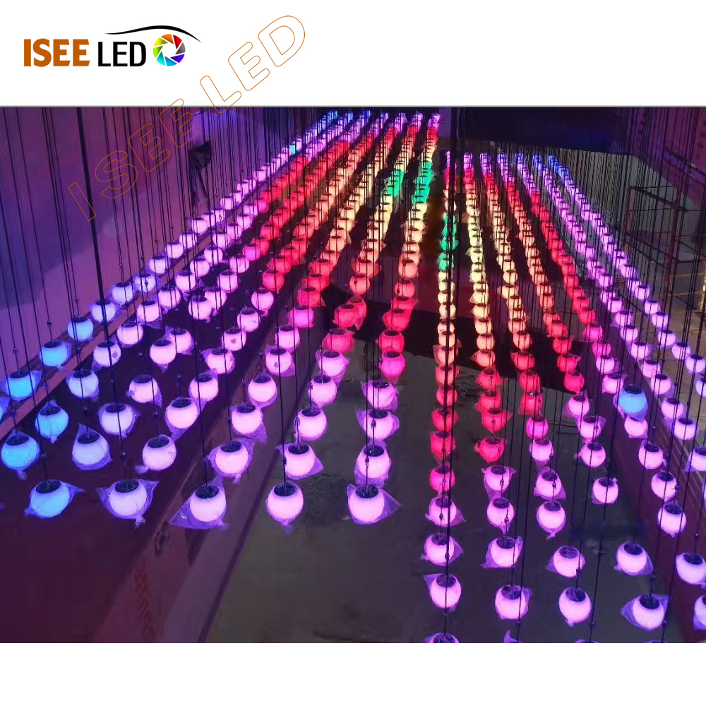 نظام إضاءة الكرة الحركية LED 250 مم