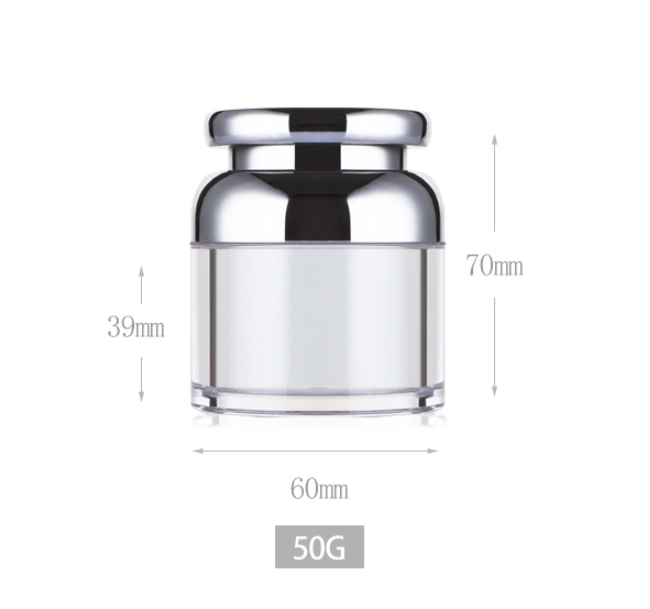  Arcylic Airless Pump Cream Jar
