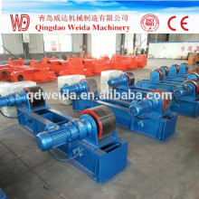 Tank floor mount 30T turning roll set with rubber wheel