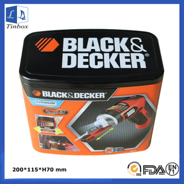 Large Empty Tin Can For Tools