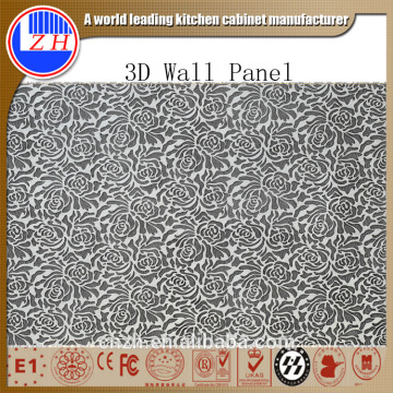 3D mdf/gypsum based wall paneling