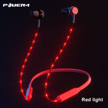 LB01C Bluetooth Headphone with LED Light, Wireless Earbuds for Sports