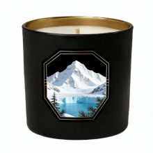 Handmade soy wax wish candle for aromatherapy