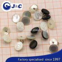 sea shell button white mop, black lip mop shell button, Foot button