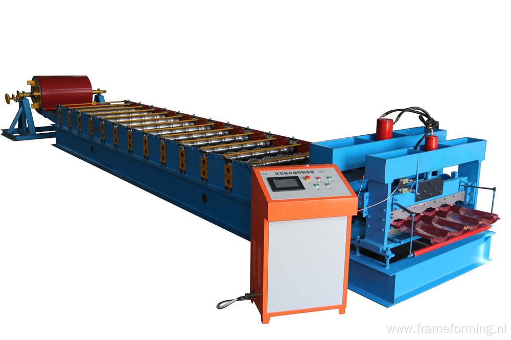 Glazed Tile Roof Sheet Roll Forming Machine