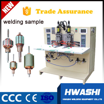 Hwashi Manufacture Commutator Motor Multi-Spot Welding Machine