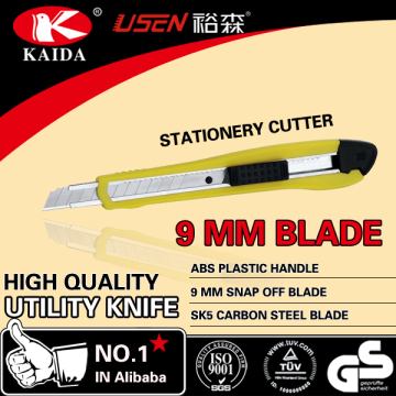 9mm paper cutting knife Auto-lock slider slider art knife
