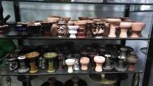 Smoke accessories shisha tobacco head red mud funnel clay bowl hookah